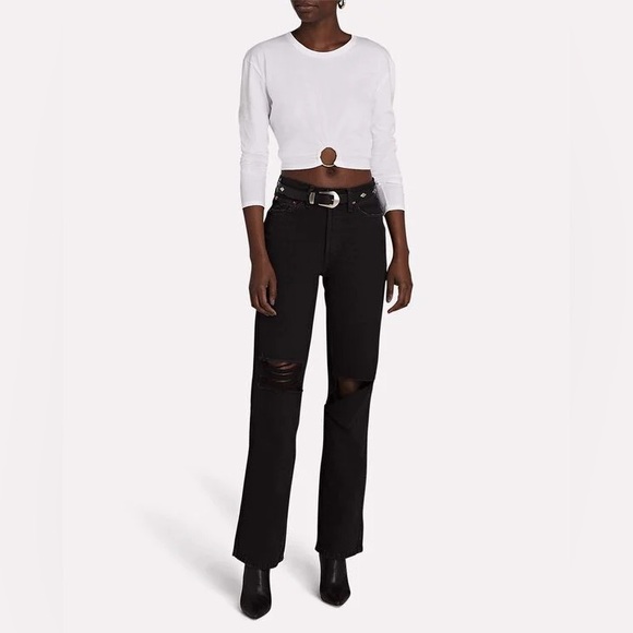 RE/DONE 90’s High Rise Loose Distressed Jeans